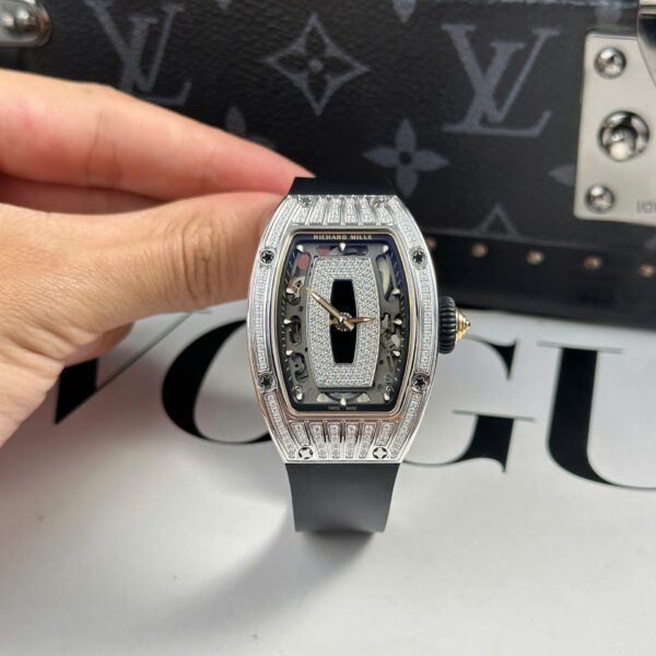 Dong Ho Richard Mille RM07 01 Nu Dinh Da Day Cao Su Mau Den Nha May ZF 36mm 1 1