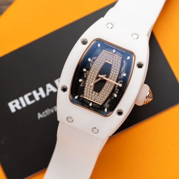 Dong Ho Richard Mille RM07 01 Nu Vo Gom Trang Replica 36mm 2 1