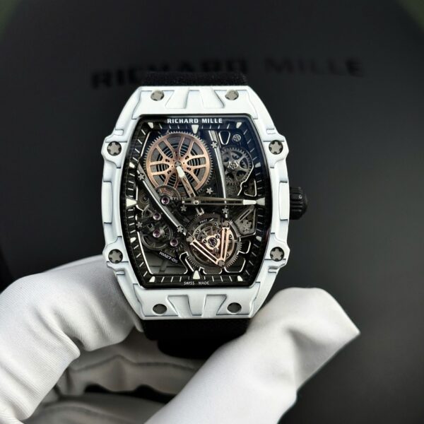 Dong Ho Richard Mille RM27 05 Rafael Nadal Replica 11 Vo Carbon Mau Trang 37.25×47 8 1