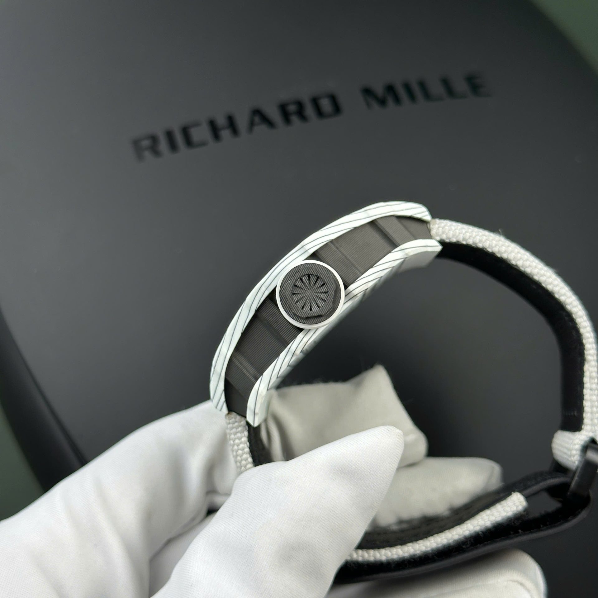 Richard Mille RM35-01 Rafael Nadal Red Rubber Strap Replica 1:1 Watch BBR Factory 42mm - Image 11