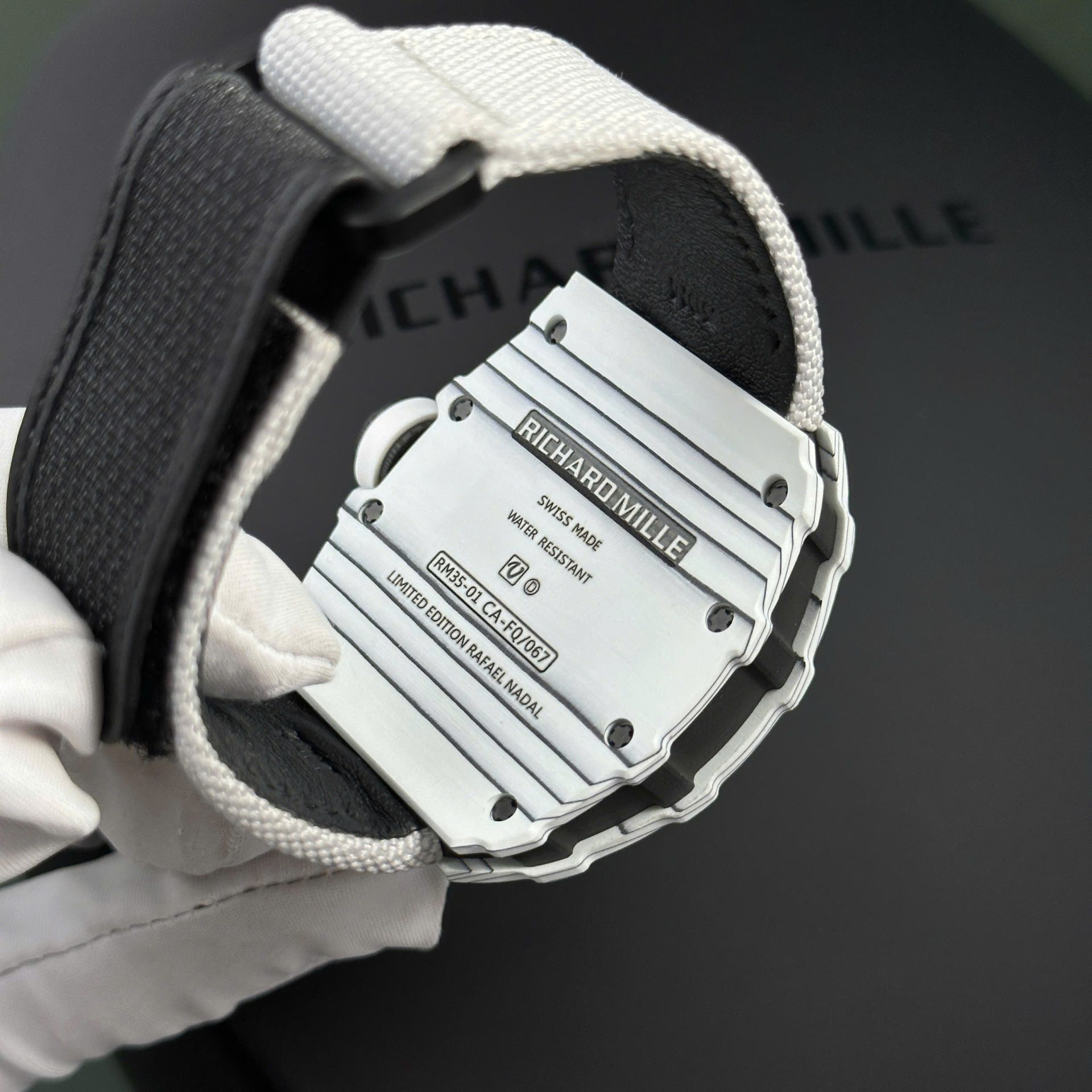 Richard Mille RM35-01 Rafael Nadal Red Rubber Strap Replica 1:1 Watch BBR Factory 42mm - Image 12