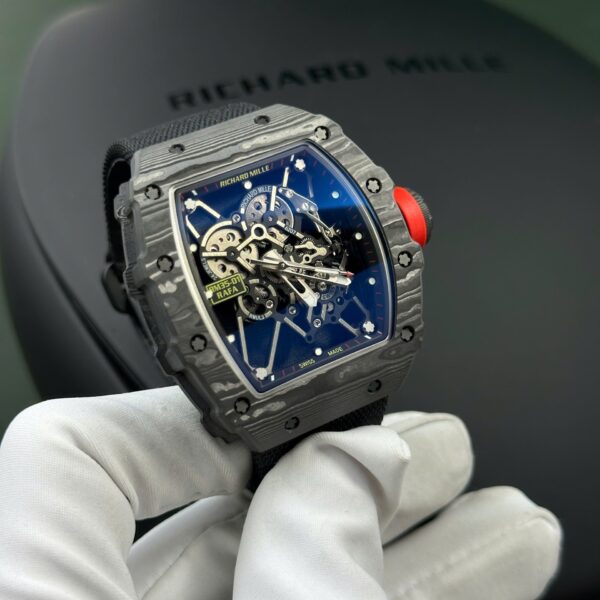 Dong Ho Richard Mille RM35 01 Replica 11 Cao Cap Vo Carbon Day Vai Nato 6 1