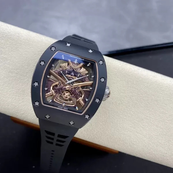 Dong Ho Richard Mille RM47 Samurai Tourbillon Ceramic Replica 6 1