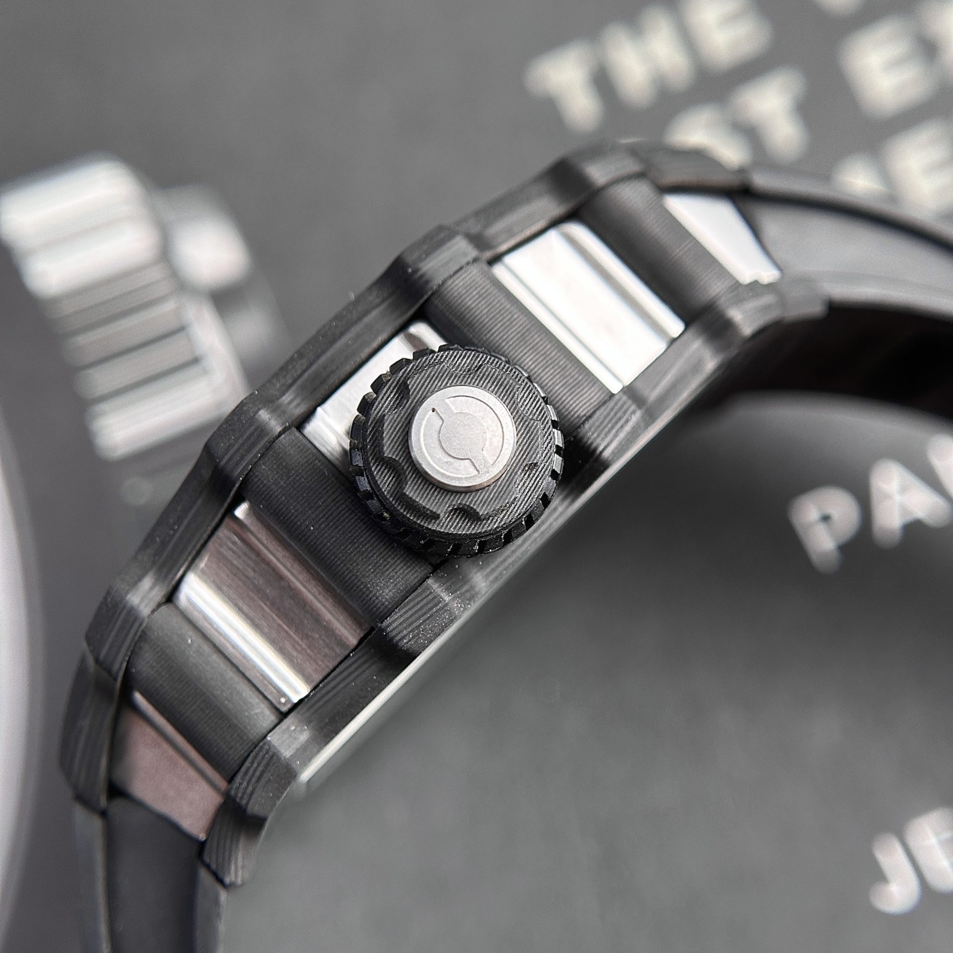 Richard Mille Super Clone Watch RM21-02 Tourbillon Aerodyne Rubber Strap 43mm - Image 5