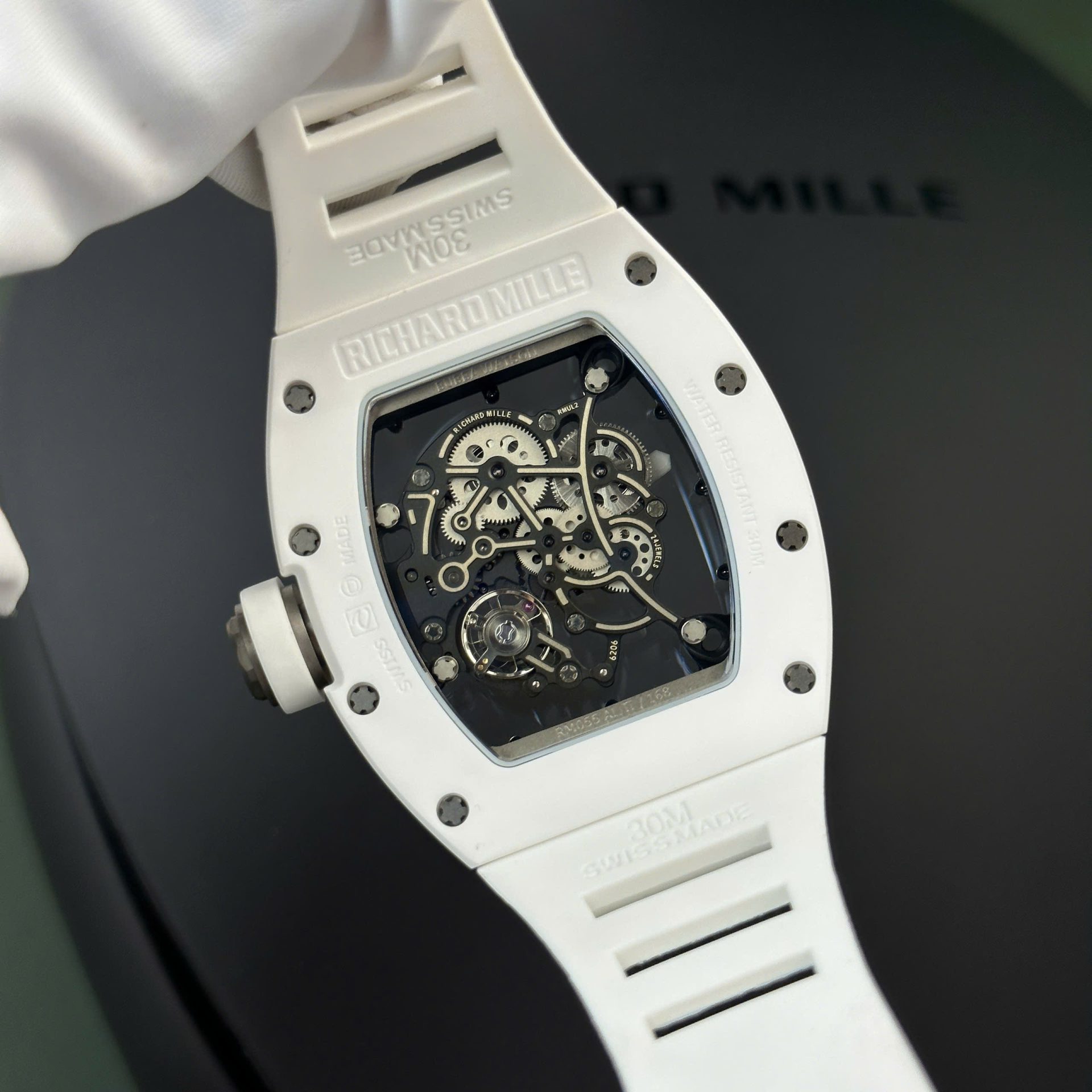 Richard Mille RM055 Bubba Watson Best Super Clone Watch White Ceramic BBR Factory 42,7×49,7 - Image 11