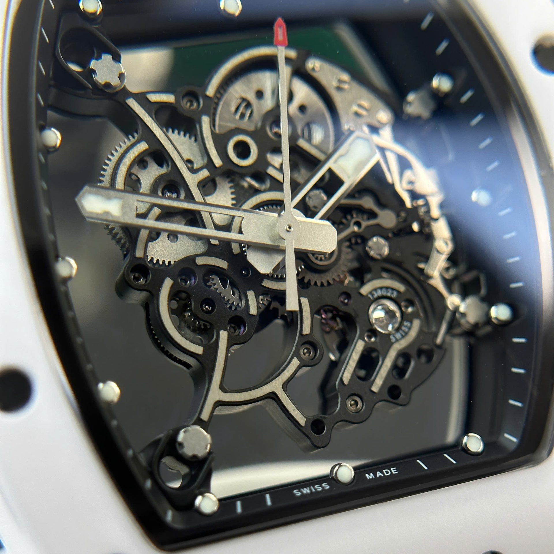 Richard Mille RM055 Bubba Watson Best Super Clone Watch White Ceramic BBR Factory 42,7×49,7 - Image 6