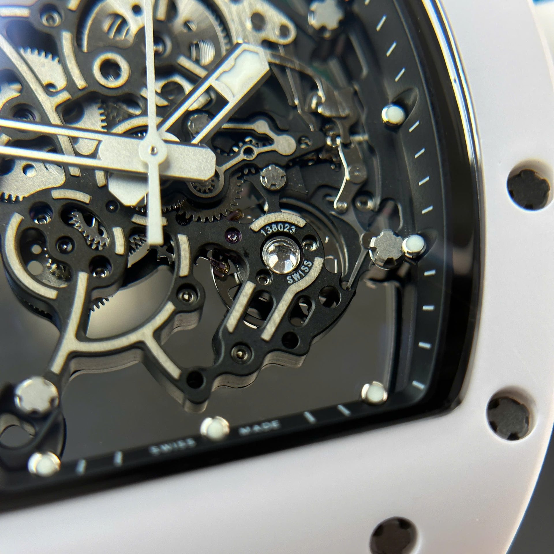 Richard Mille RM055 Bubba Watson Best Super Clone Watch White Ceramic BBR Factory 42,7×49,7 - Image 5