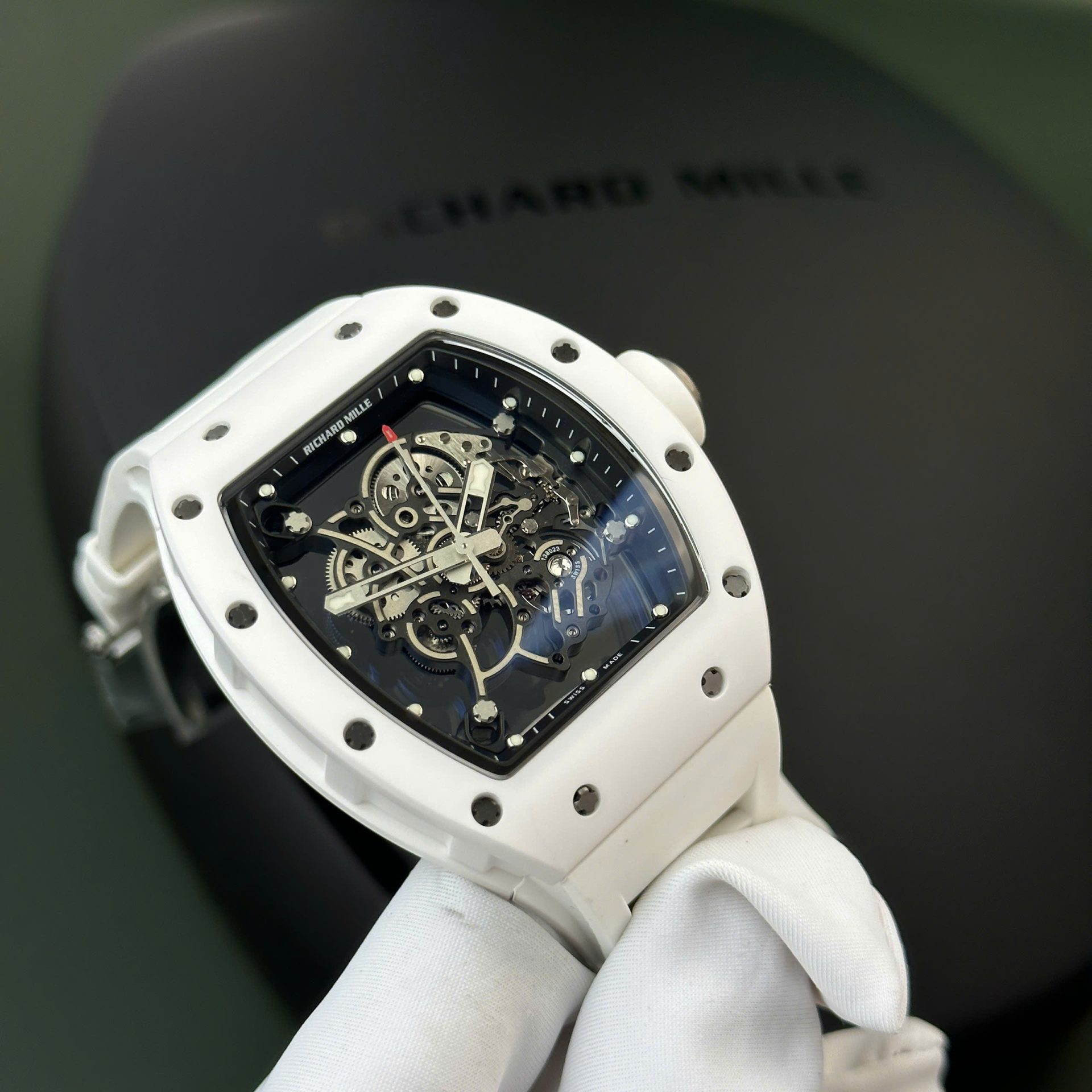 Richard Mille RM055 Bubba Watson Best Super Clone Watch White Ceramic BBR Factory 42,7×49,7 - Image 3