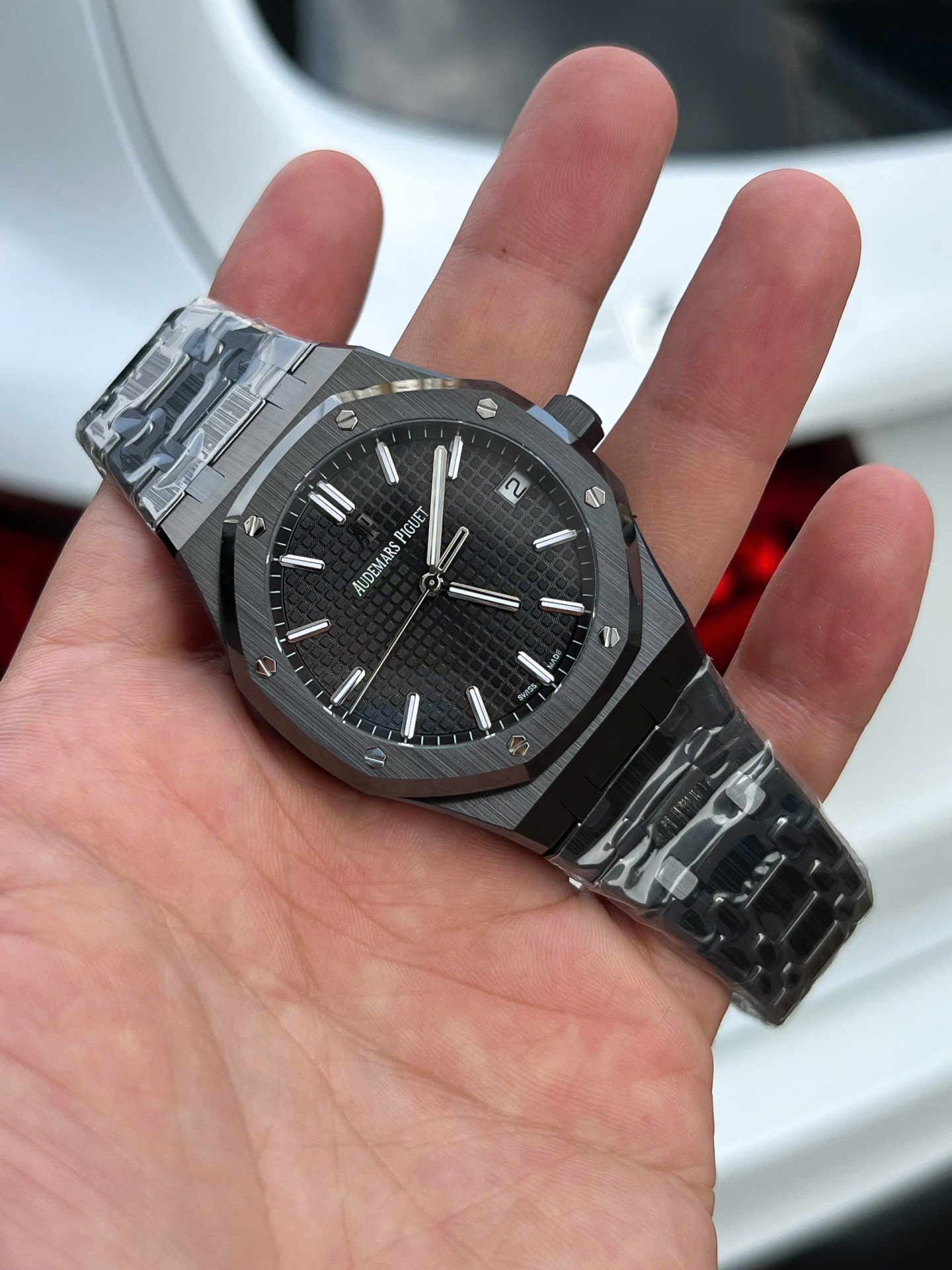 Audemars Piguet Royal Oak 15500 Replica Watch Black Ceramic APS Factory 41mm - Image 3