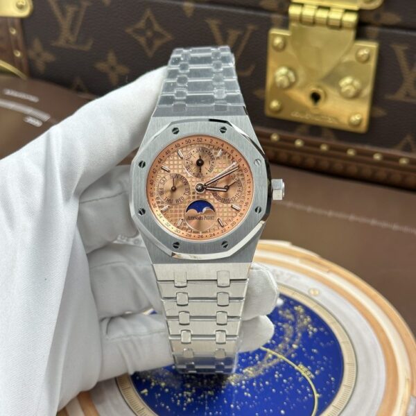 Dong Ho Audemars Piguet Rep 11 Royal Oak Perpetual Calendar 26615TI Mat Ca Hoi 41mm 1 768x768 1