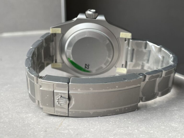 Rolex Submariner Sandblasted DIWF Best Edition Carbon Bezel Tiffany Blue Dial Dial on SS Bracelet VR3135 Super Clone - Image 7