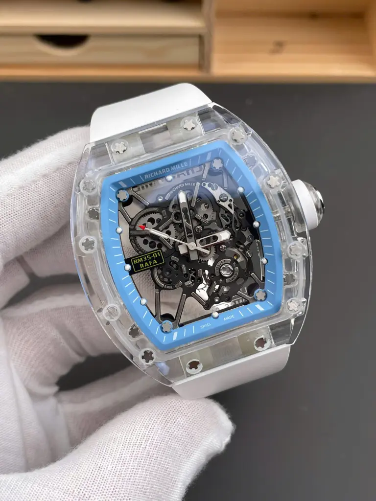 Richard Mille RM35-01 Case Sapphire Manual Winding 45mm Super Clone - Image 2