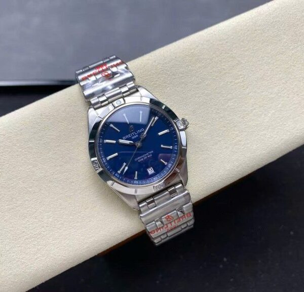 Dong Ho Breitling Chronomat Automatic A10380101C1A1 Replica 11 Mat Xanh Duong Day Kim Loai 36mm 5 768x576 1