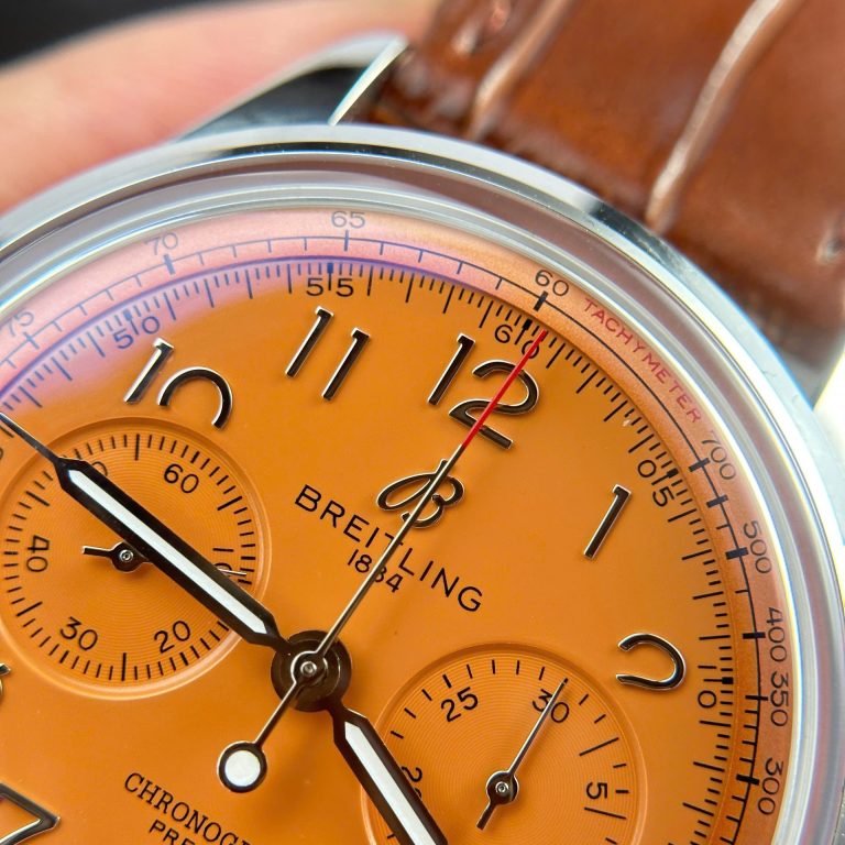 Breitling Premier B01 Chronograph Dial Orange BLS Factory 42mm Super Clone - Image 2