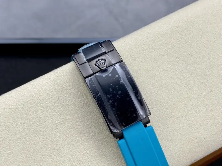 Rolex Daytona By Blaken Skeleton Dial Rubber Strap Cyan 40mm Super Clone - Image 8