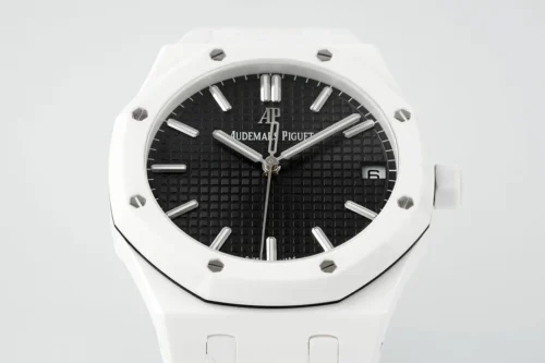 Royal Oak 41mm 15500 White Ceramic/Cer Black Dial - Image 4