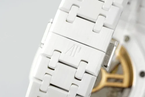 Royal Oak 41mm 15500 White Ceramic/Cer Black Dial - Image 5