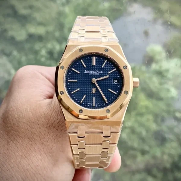 Dong Ho Audemars Piguet Royal Oak 15202OR Jumbo Mat Xanh Blue ZF 39mm 3