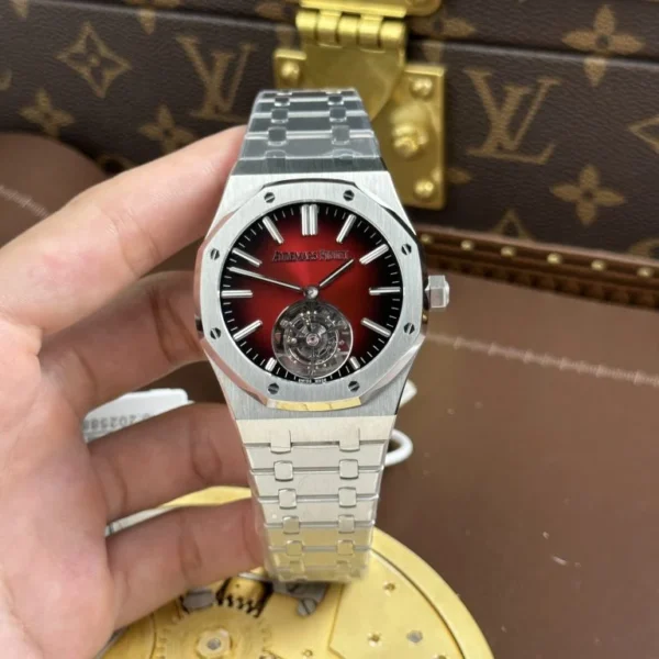Dong Ho Audemars Piguet Royal Oak Selfwinding Flying Tourbillon 26730ST Rep 11 Mat So Mau Do Tia 41mm 1 768x768 1