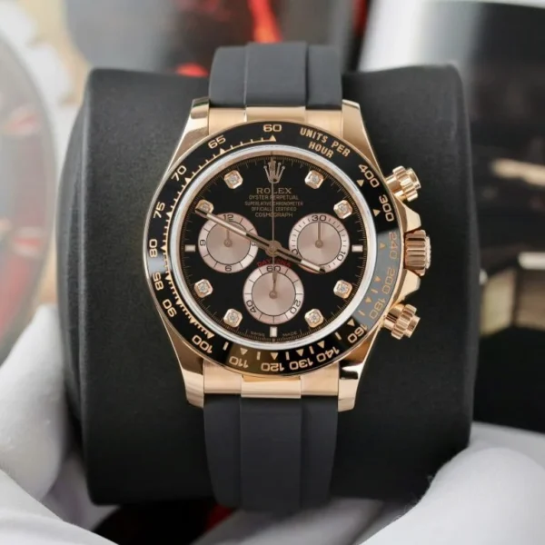 Dong Ho Rolex Daytona 126515 Che Tac Mat Den Trong Luong 163Gram Boc Vang That 40mm 2 768x778 1 1