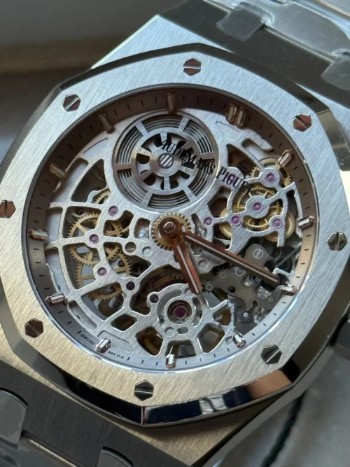 Royal Oak Openworked 16204 SS ZF 1:1 Best Edition Skeleton Dial on SS Bracelet A7124 Super Clone - Image 7