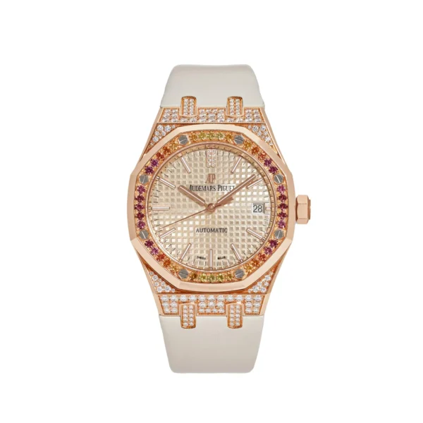audemars piguet royal oak 15452or zy d038ve 01 rose gold and diamonds 2021 audemars piguet 40260268261620