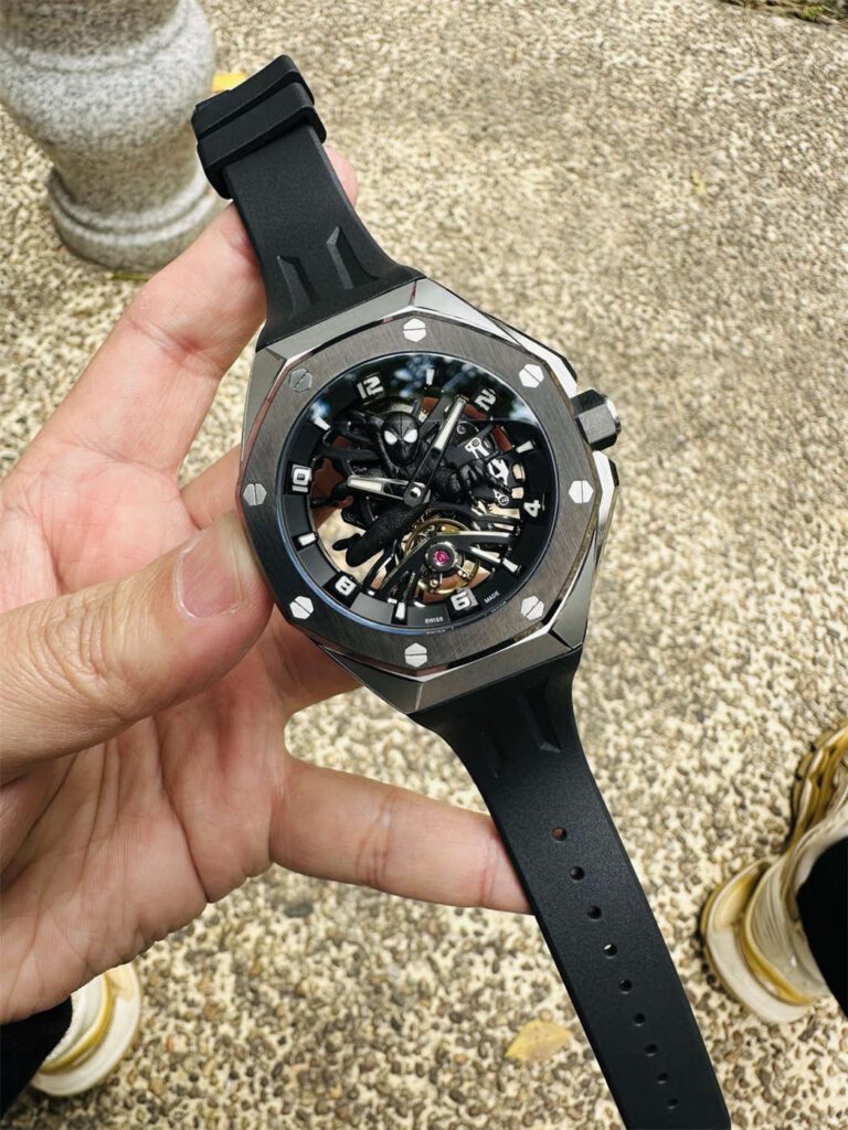 AP Royal Oak Concept Spiderman Black Ceramic Tourbillon Marvel Limited Edition