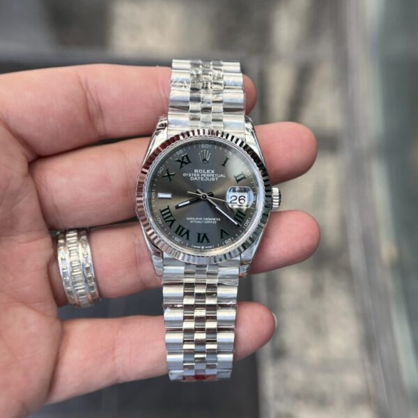 Dong Ho Rolex Datejust 126234 Mat So Wimbledon Replica 11 VSF 36mm 3 1 768x768 1