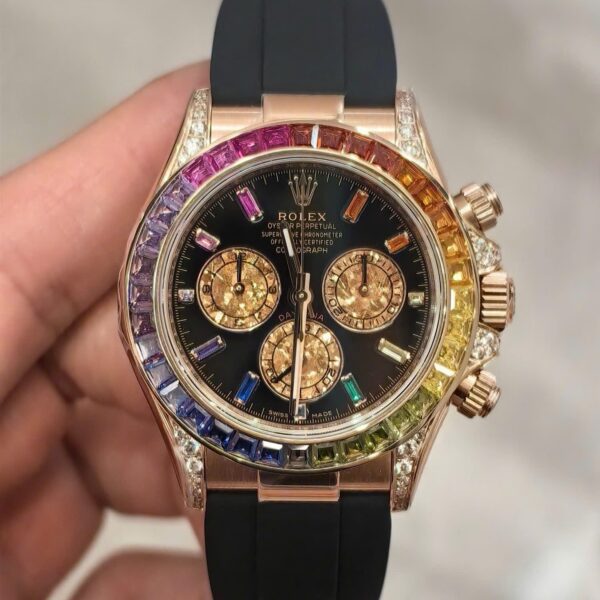 Dong Ho Rolex Cosmograph Daytona Rainbow 116595RBOW Nha May FH 154 Grams 40mm 5