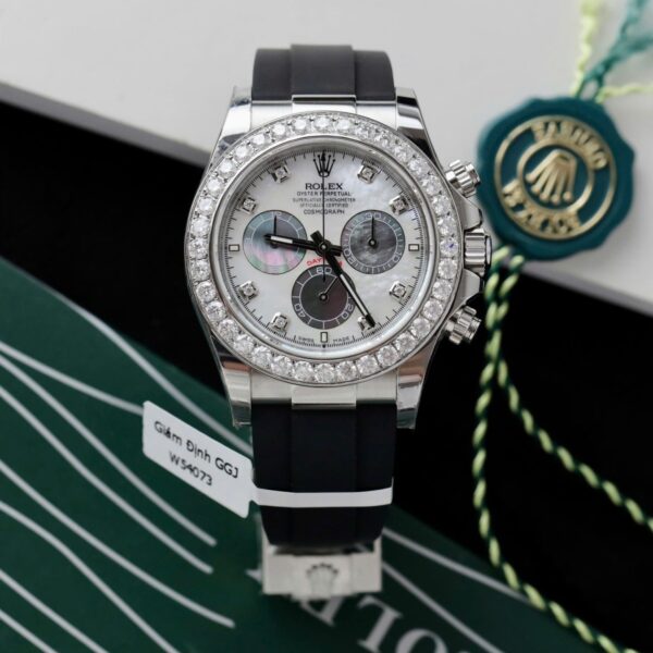 Dong Ho Rolex Daytona Che Tac Mat MOP Coc So Vanh Do Kim Cuong Moissanite 40mm 16 1438x1536 1