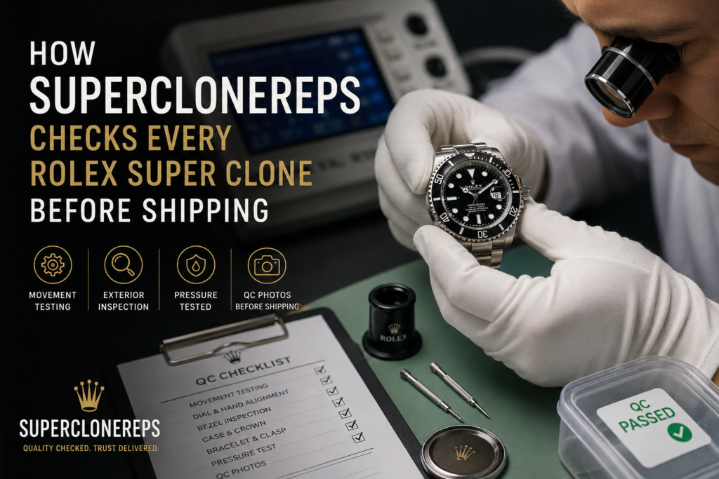 Rolex Super Clone QC: How We Inspect Watches Before Shipping